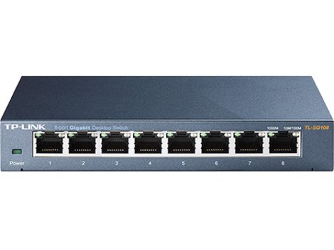 TP-Link TL-SG108 8-Port 10/100/1000 Mb/s Desktop Switch