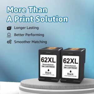 62XL Ink Cartridges Black