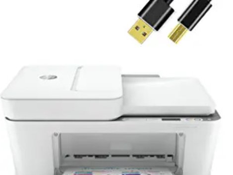 All in One Printer Wireless Inkjet Photo Printer, Print, Scan, Copy, Fax and Mobile Printing with Auto Document Feeder Includes 6 Feet NeeGo Printer Cable