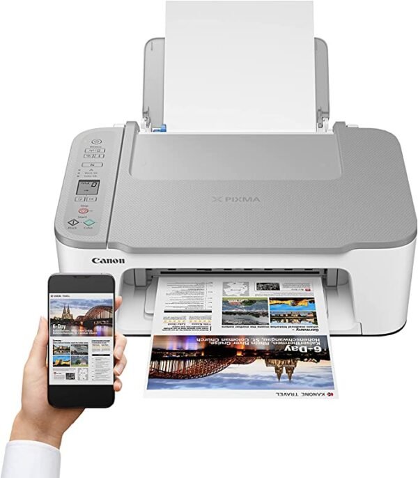 PIXMA TS3520 Compact Wireless All-in-One Printer, White