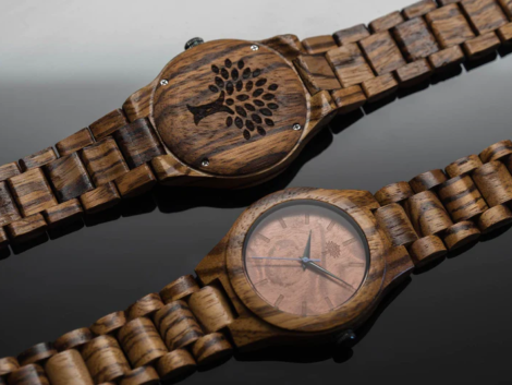 THE BENDEMEER WOOD WATCH - ZEBRA BURL