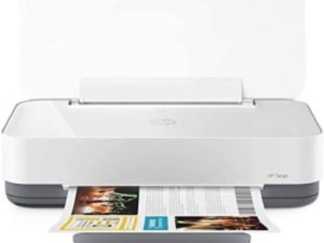 Tango Smart Wireless Printer – Mobile Remote Print, Scan, Copy, HP Instant Ink, Works with Alexa(2RY54A),White